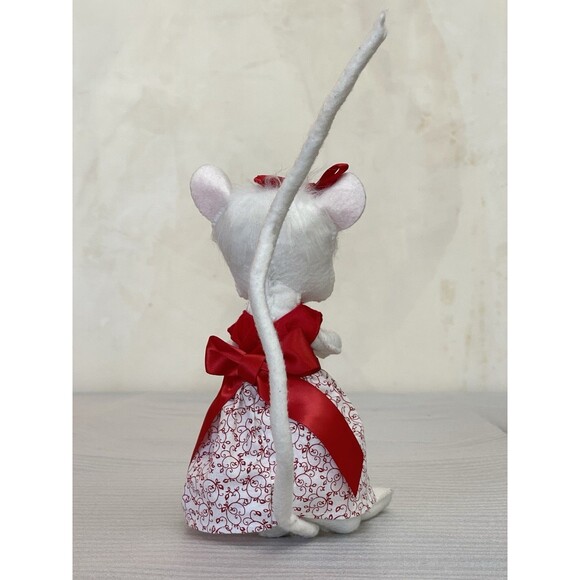Annalee 2018 Valentine Mouse Doll 8" Mobility Series – Missing Accessory READ - Picture 4 of 12